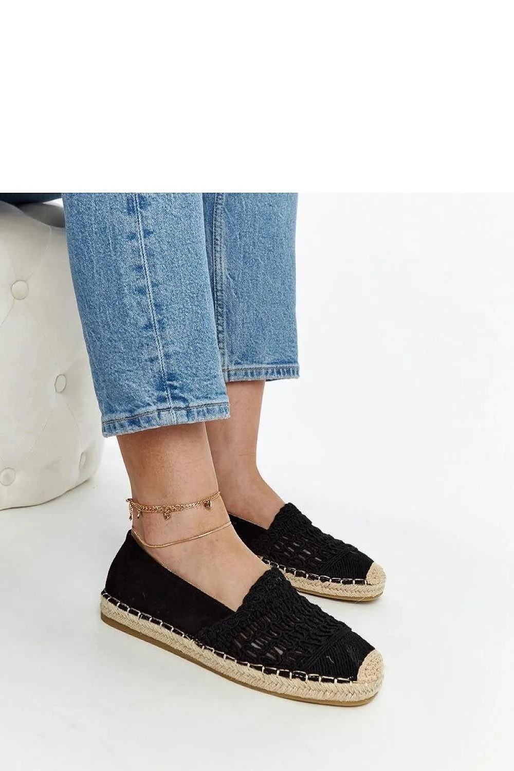 Mint openwork espadrilles