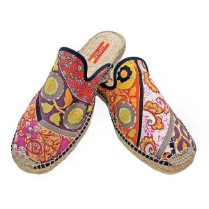MONILE Orange Mule Espadrilles