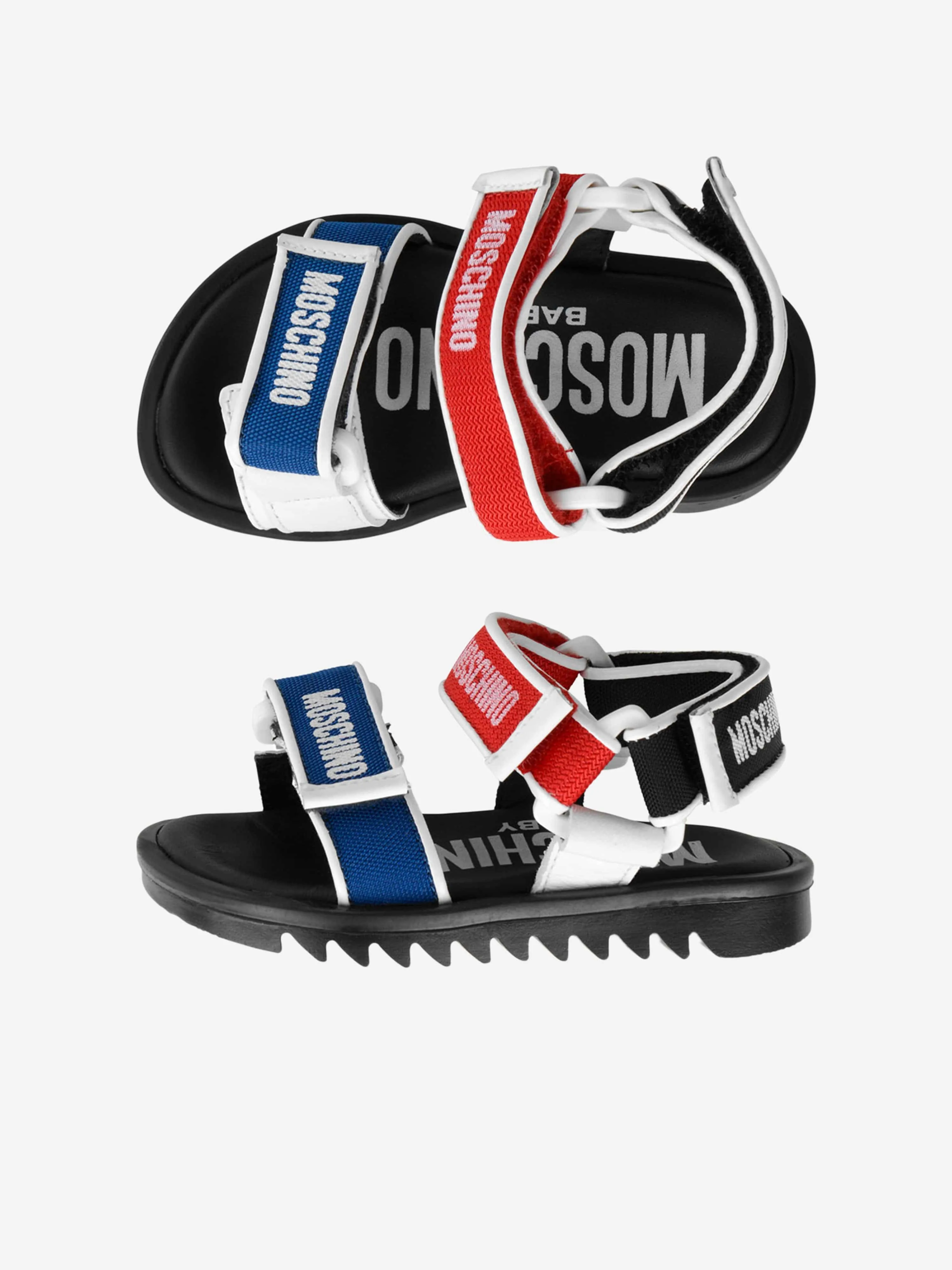 Moschino Boys Sandals - Logo Strap Sandals