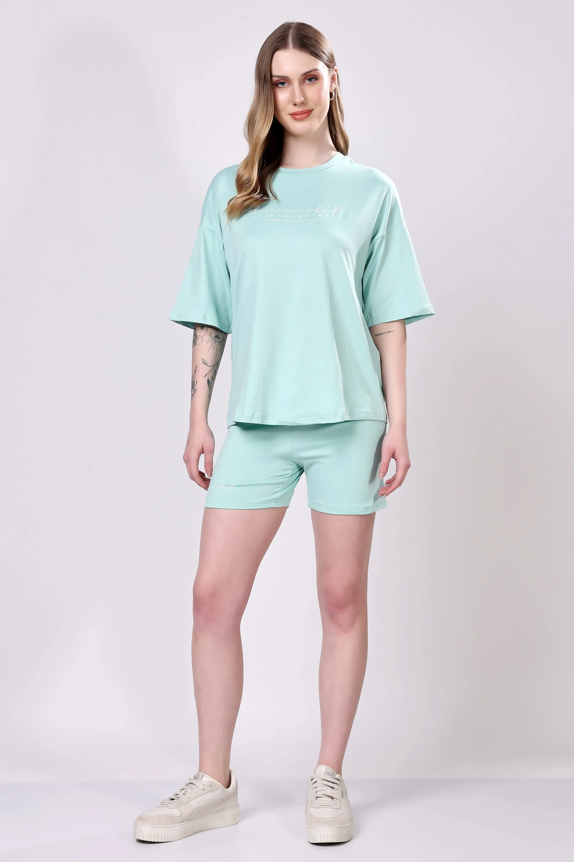 Neon Green Luxe Lounge Set