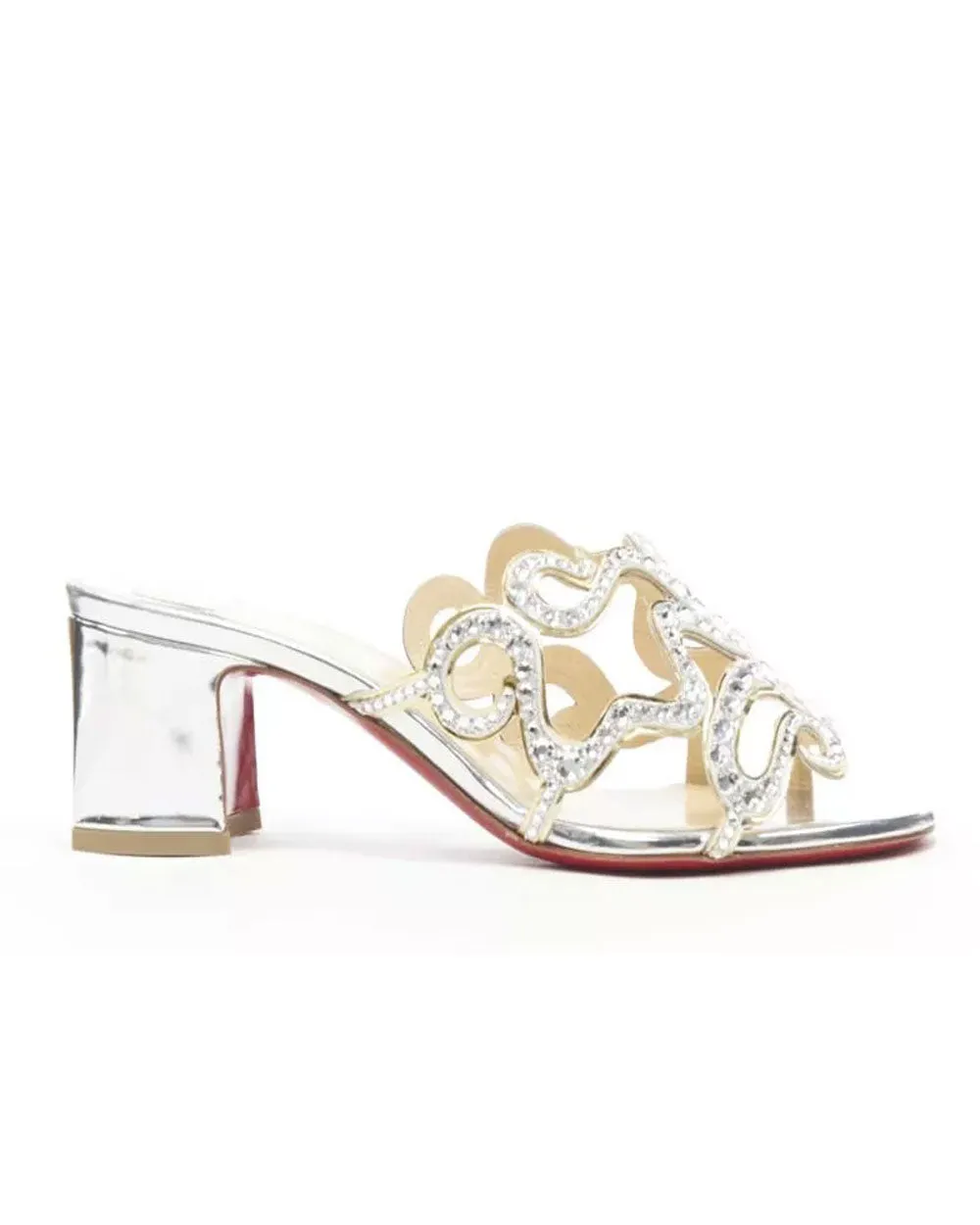 Octostrass Mule in Silver