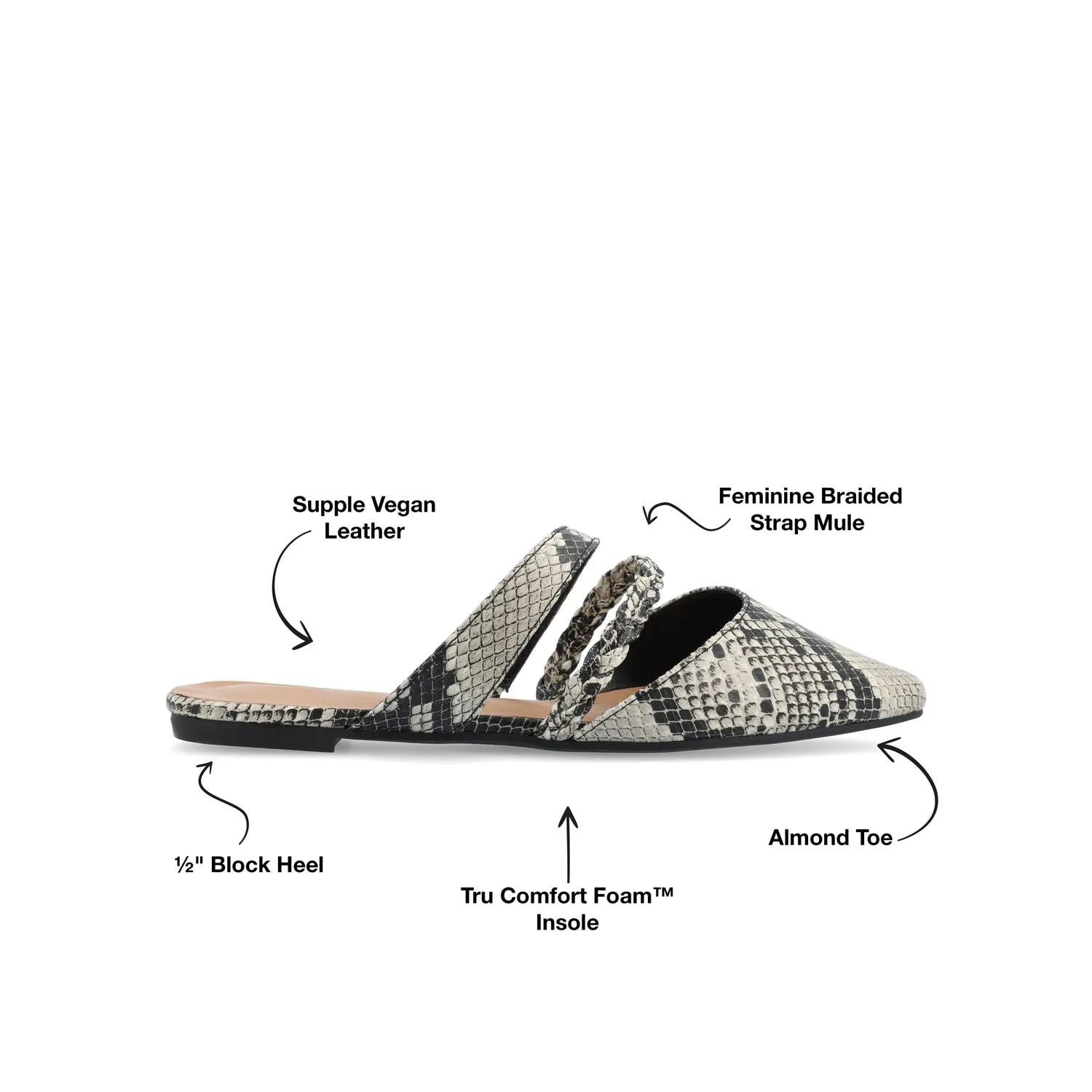 OLIVEA MULE FLATS IN NARROW