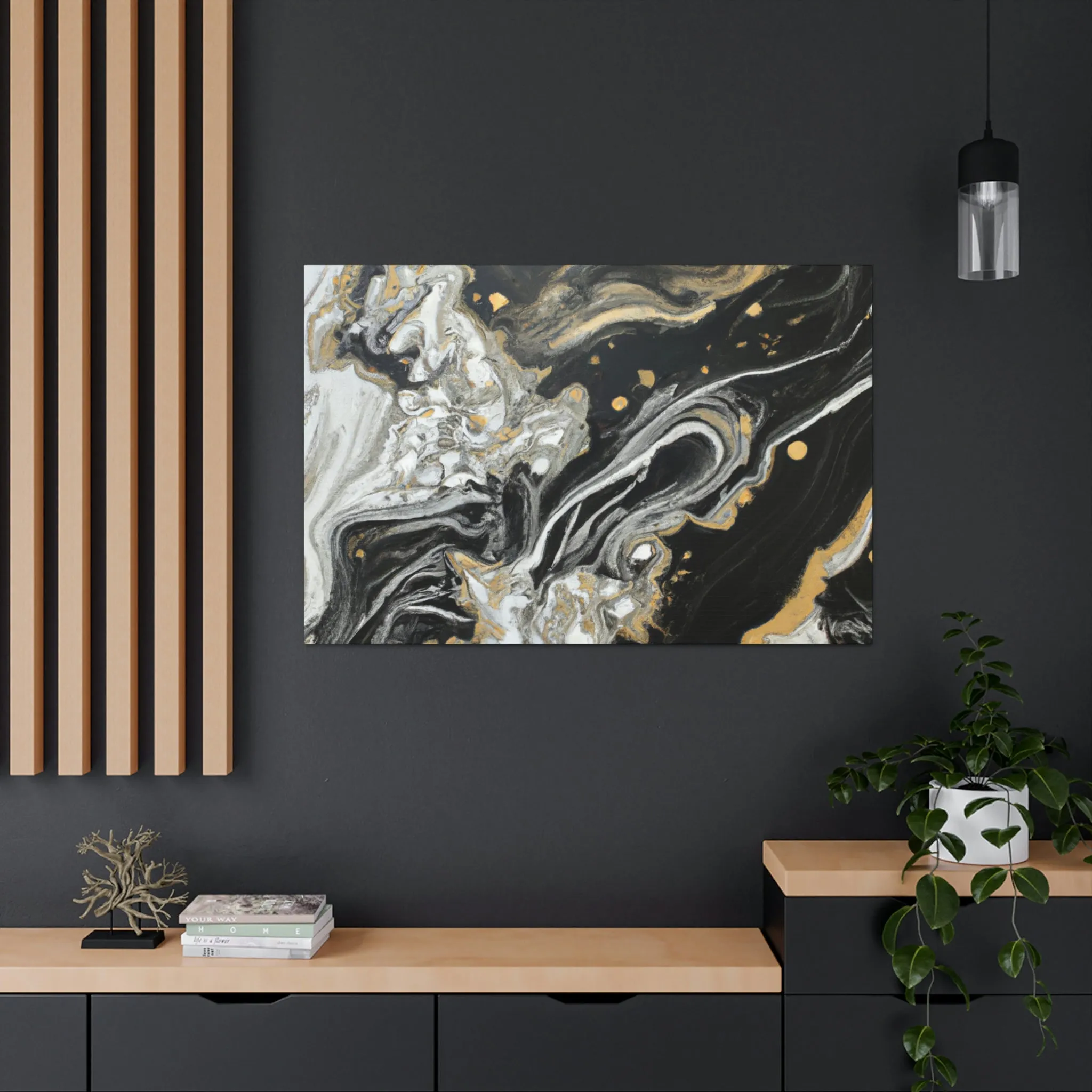 Opulent Oracle Fluid - Canvas