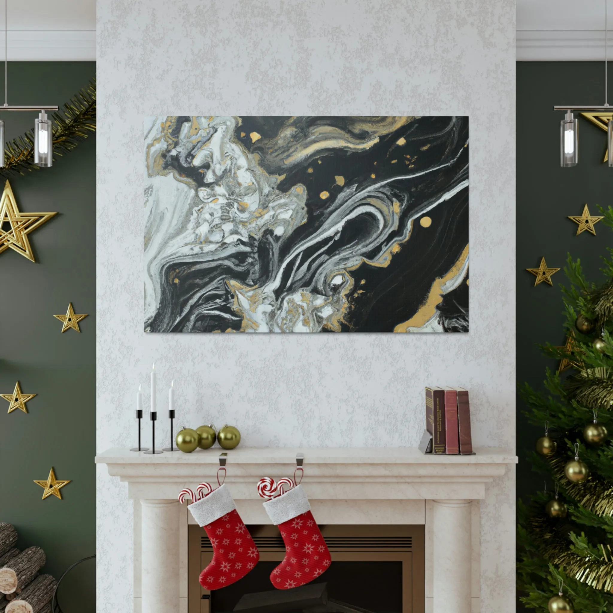 Opulent Oracle Fluid - Canvas