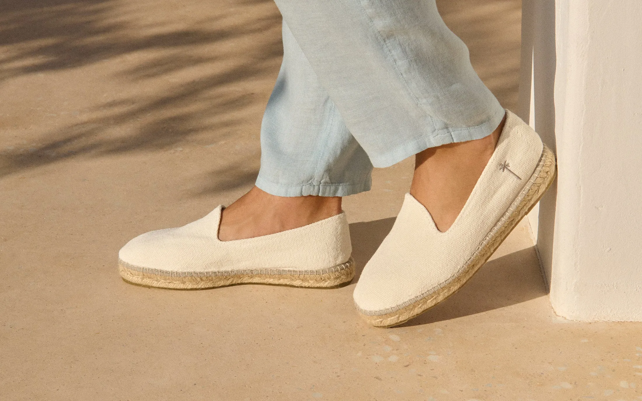 Organic Hemp Espadrilles - O70C0 - La Havana White