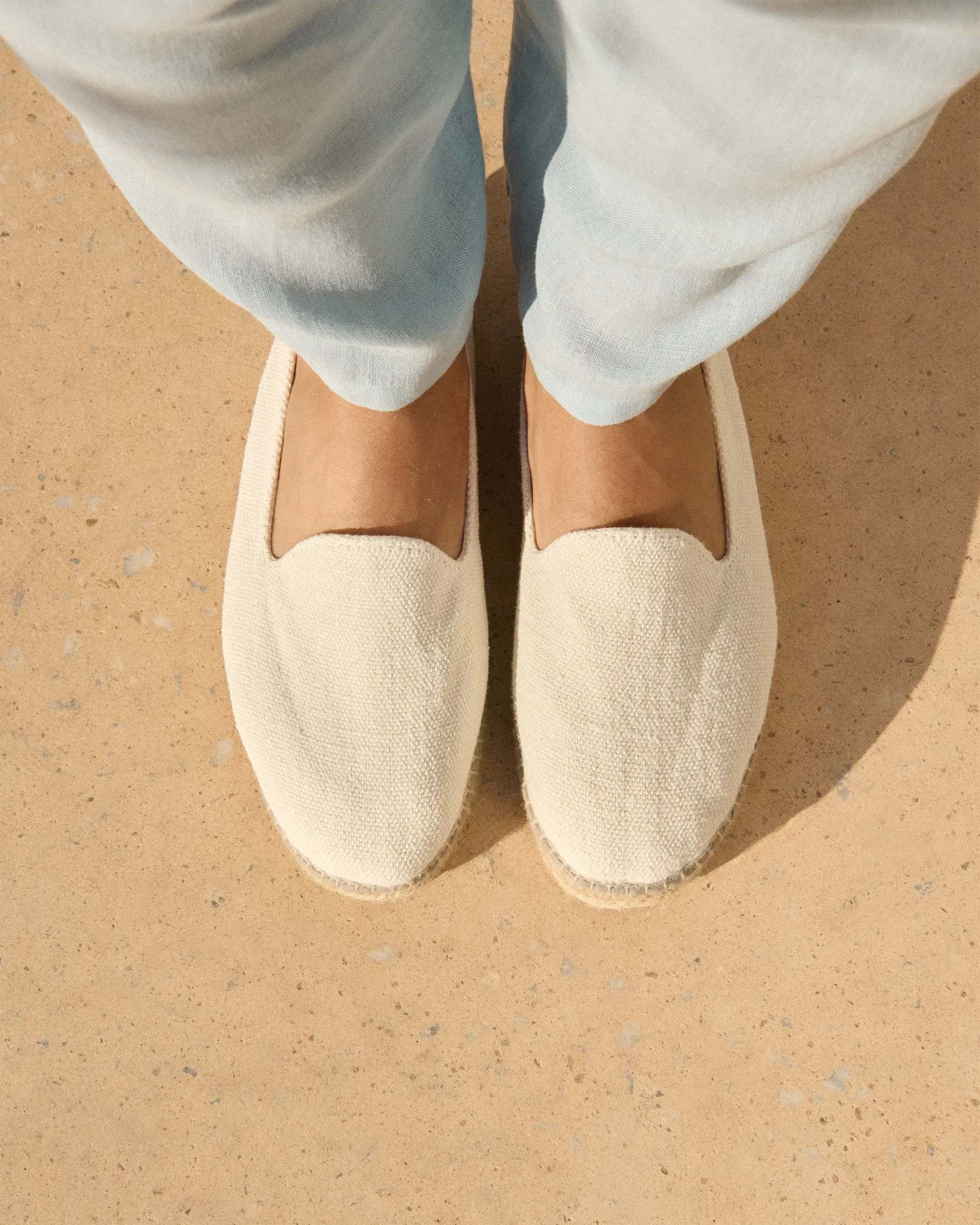 Organic Hemp Espadrilles - O70C0 - La Havana White