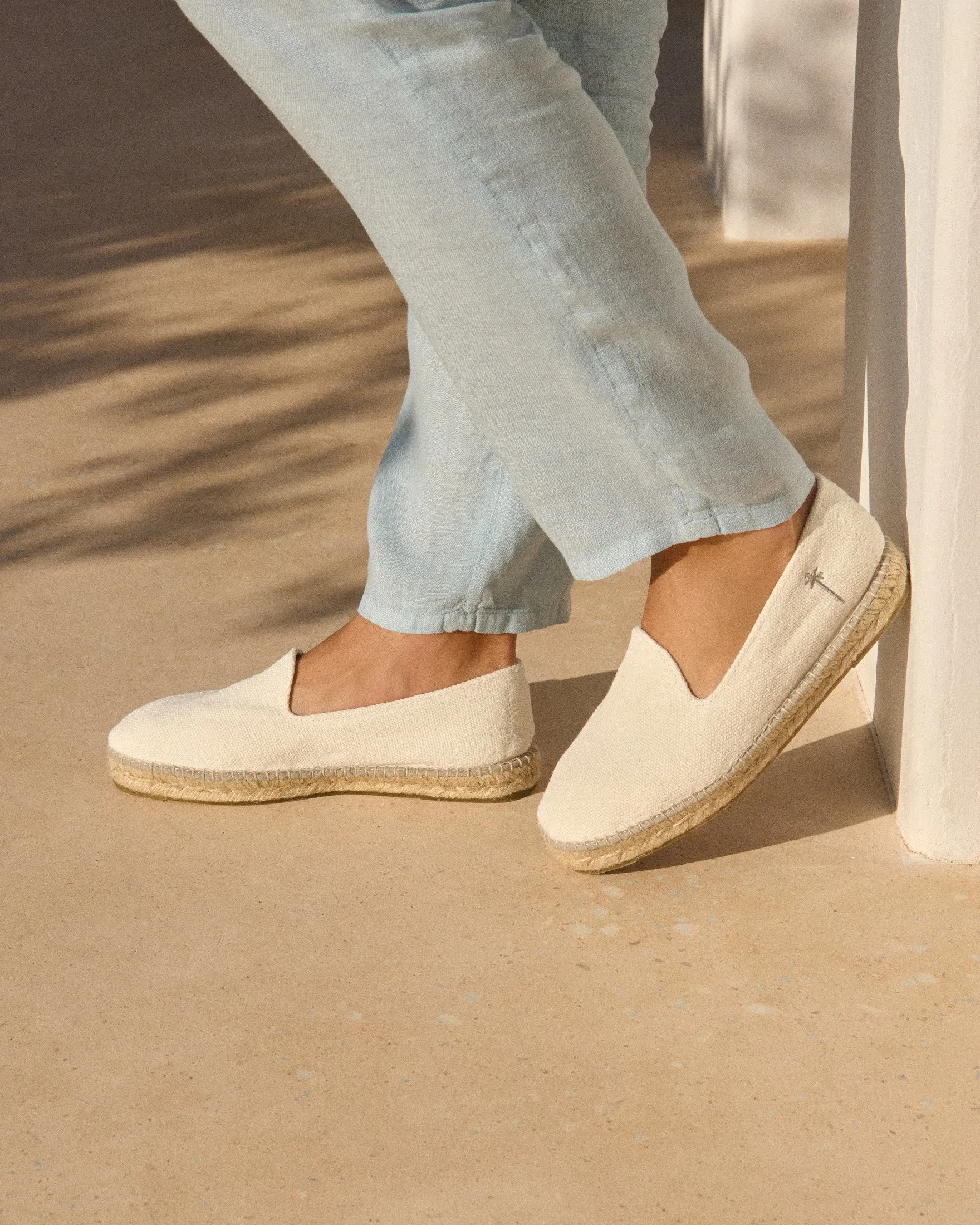 Organic Hemp Espadrilles - O70C0 - La Havana White