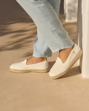 Organic Hemp Espadrilles - O70C0 - La Havana White