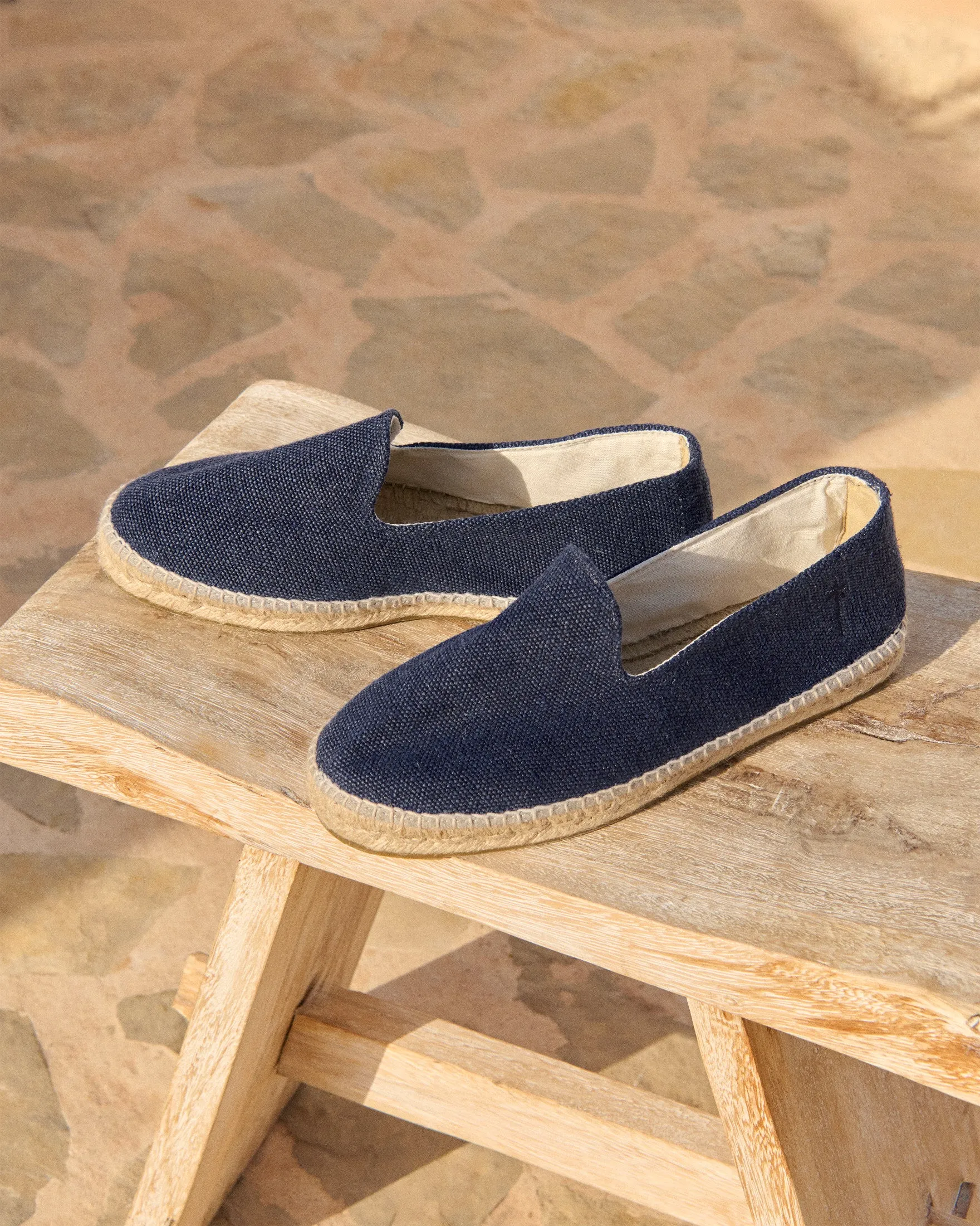 Organic Hemp Espadrilles - O75C0 - La Havana Navy