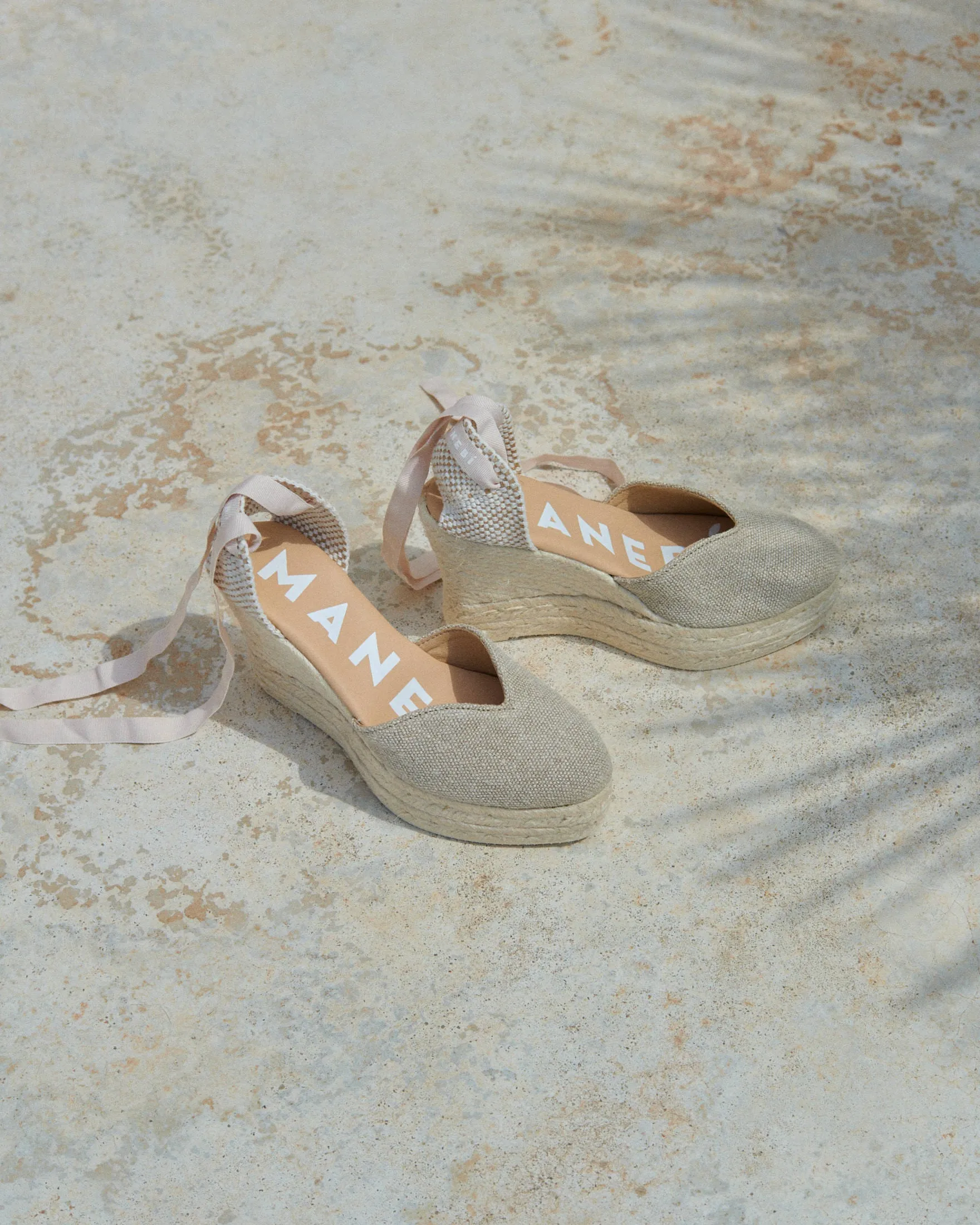 Organic Hemp Heart-Shaped Wedge Espadrilles - O71WH - La Havana Natural