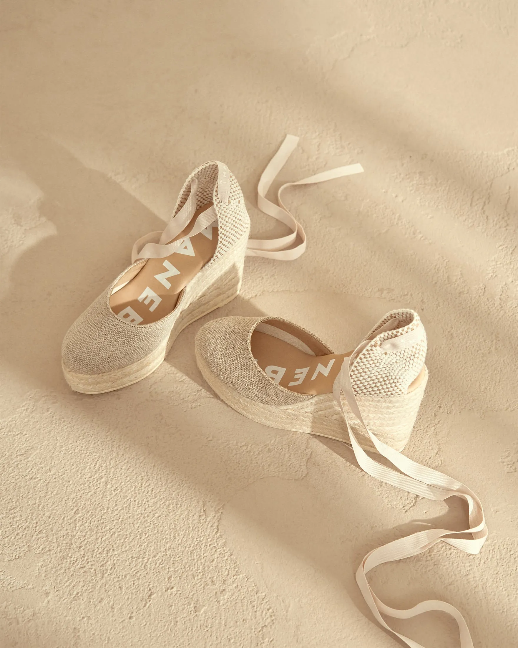 Organic Hemp Wedge Espadrilles - O71WV - La Havana Natural