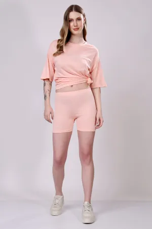 Peach Luxe Lounge Set