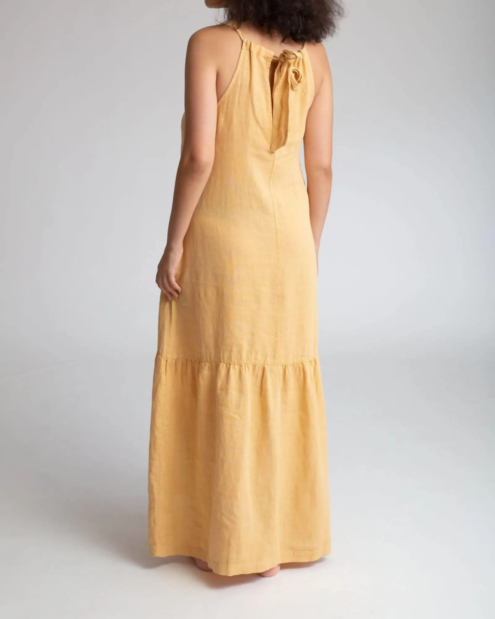 Praya Linen Dress in Sunflower | Sunflower