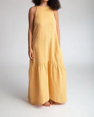 Praya Linen Dress in Sunflower | Sunflower