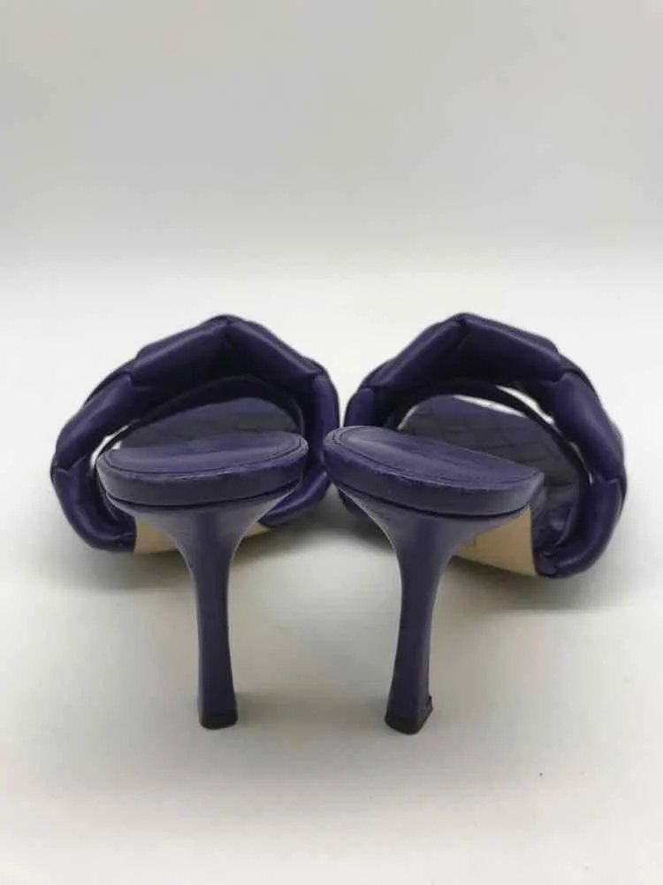 Pre-Owned Bottega Veneta Purple Size 36.5 Mule Heels
