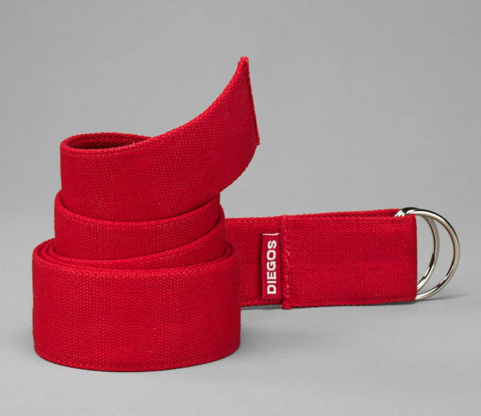 Red espadrille canvas