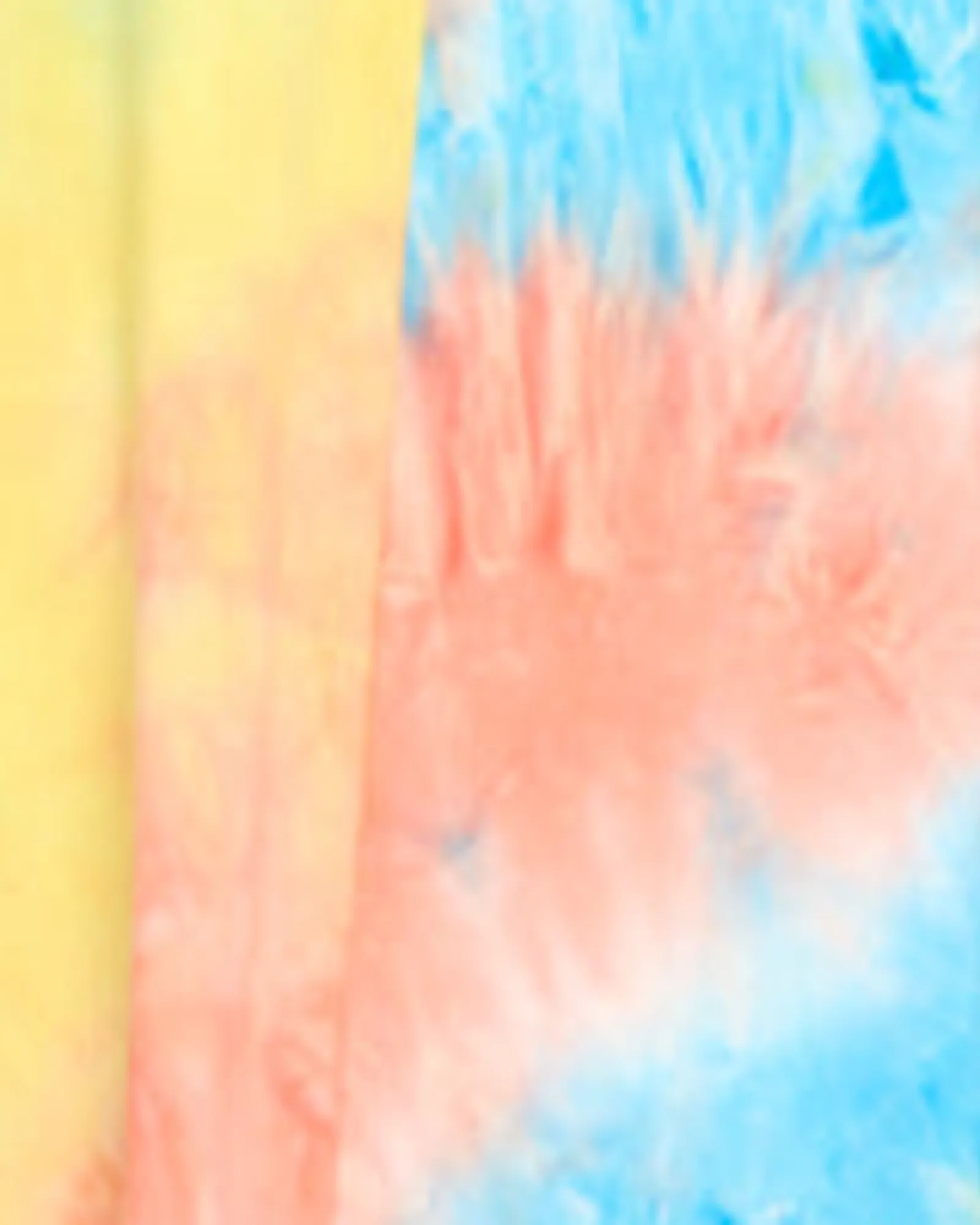 Remi Tie Dye Maxi Dress | Coral/Bright Yellow/Turquoise TD