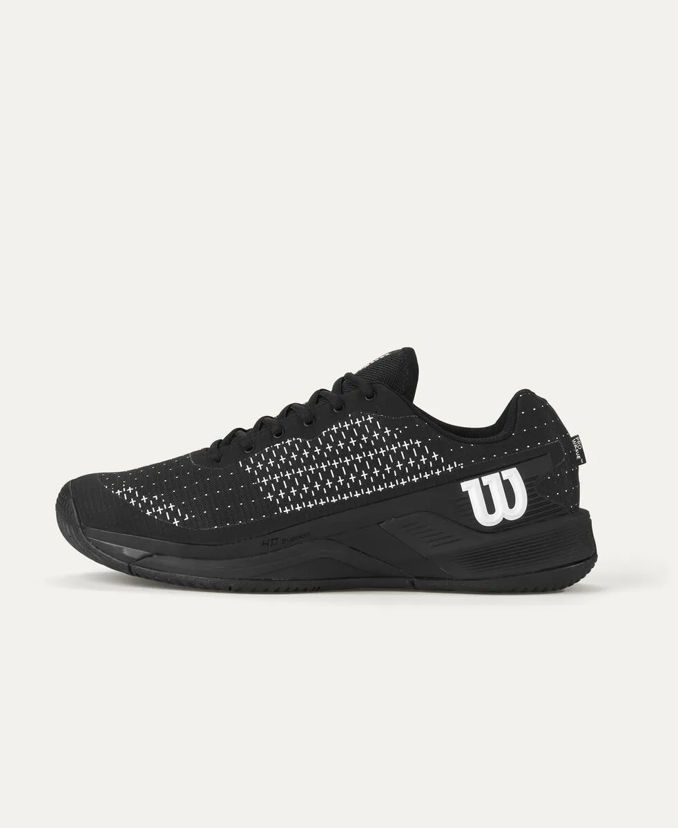 Rush Pro Extra Duty Men's Tennis Shoe - Black, Black, White