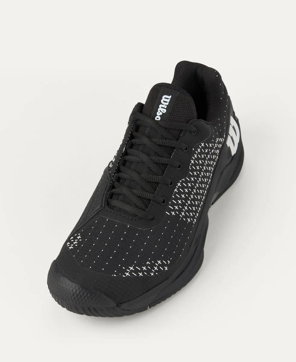 Rush Pro Extra Duty Men's Tennis Shoe - Black, Black, White