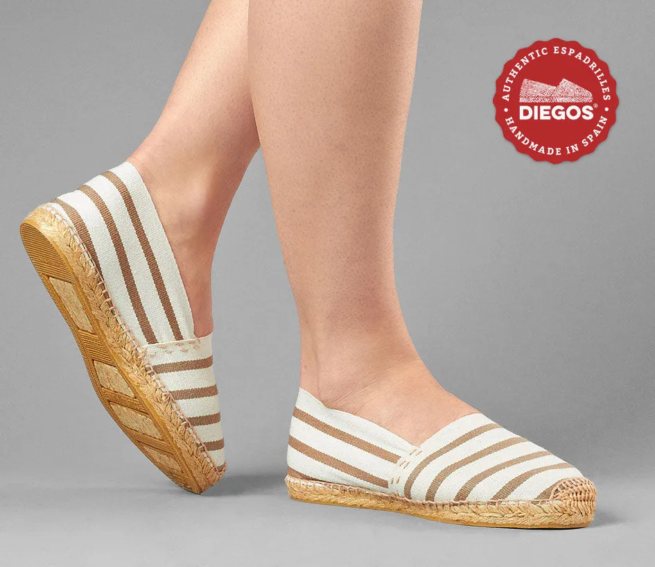 Sailor jute stripes espadrille canvas