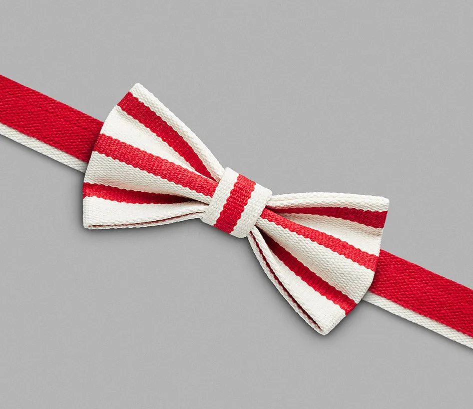 Sailor red stripes espadrille canvas