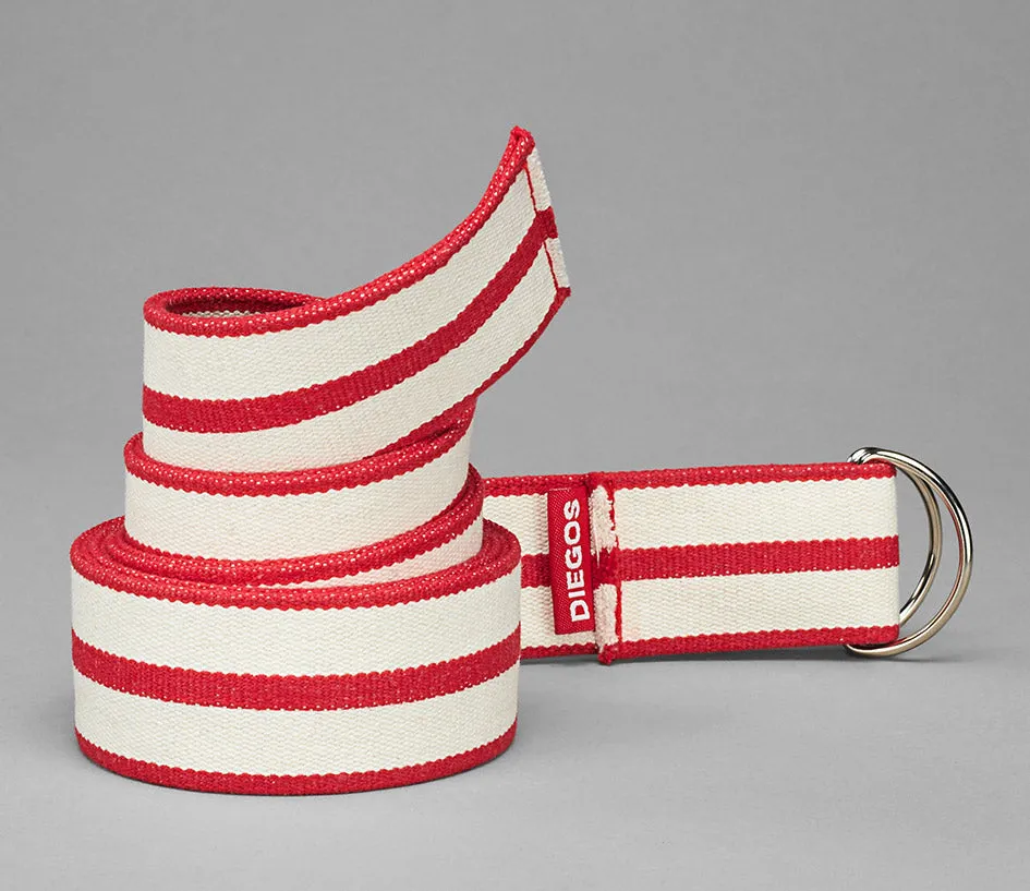 Sailor red stripes espadrille canvas