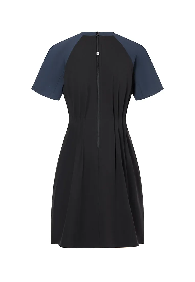 Santorini T-Shirt Maxi Dress with Pleated Waist
