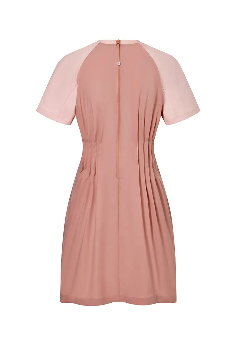 Santorini T-Shirt Maxi Dress with Pleated Waist