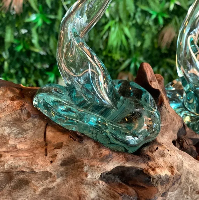 Sculpted Glass Oil and Vinegar Set