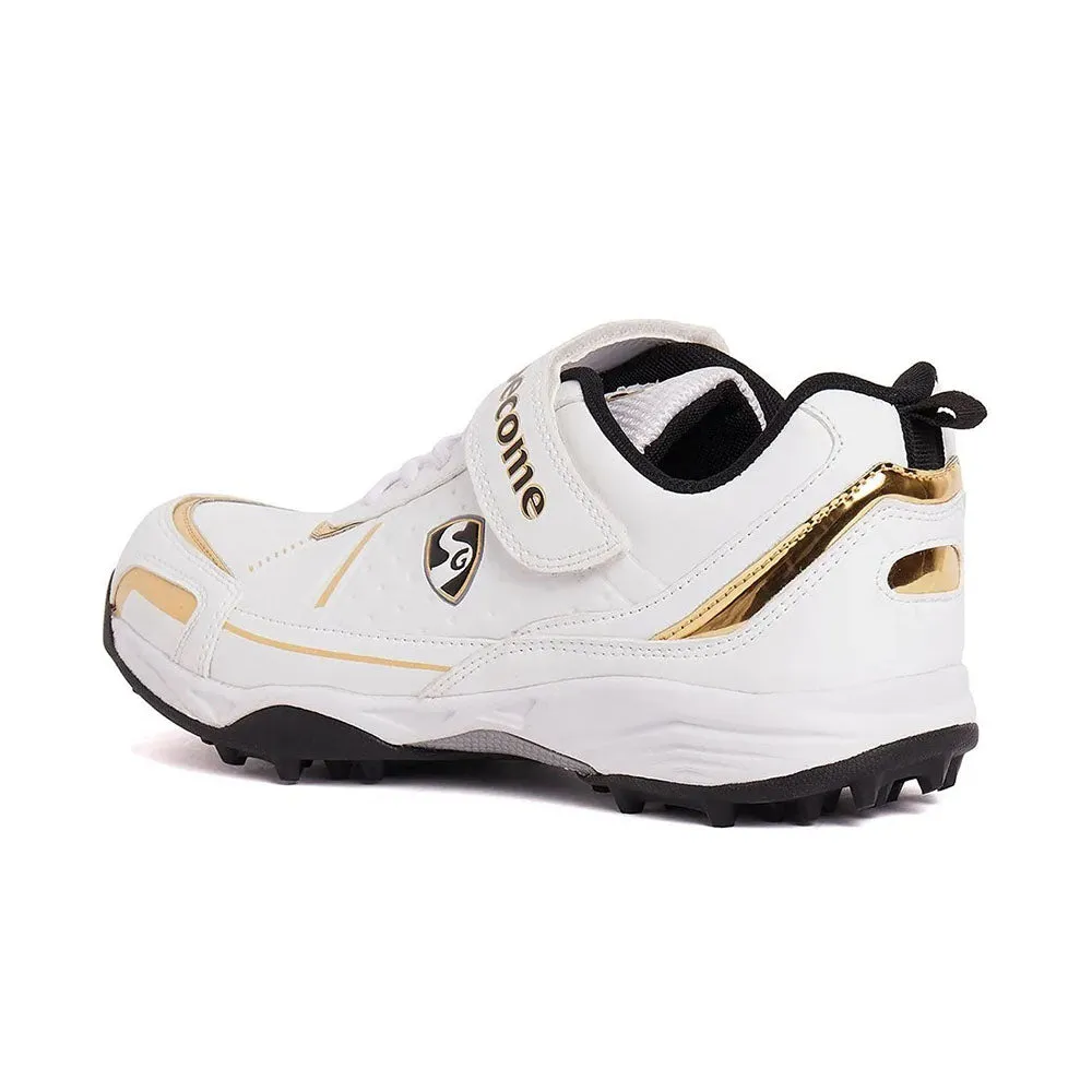 SG Century 5.0 Cricket Shoes (White/Black)