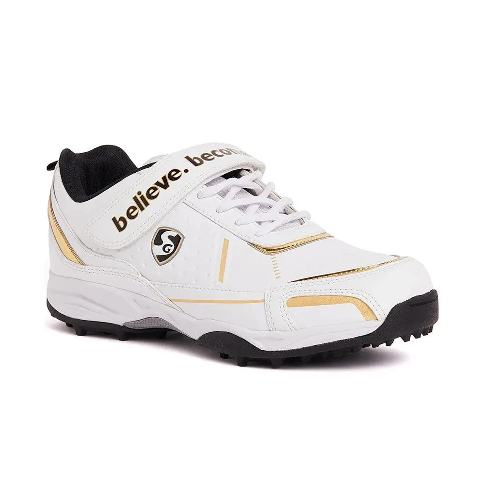 SG Century 5.0 Cricket Shoes (White/Black)