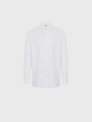 Silk Blend Long Sleeve Shirt