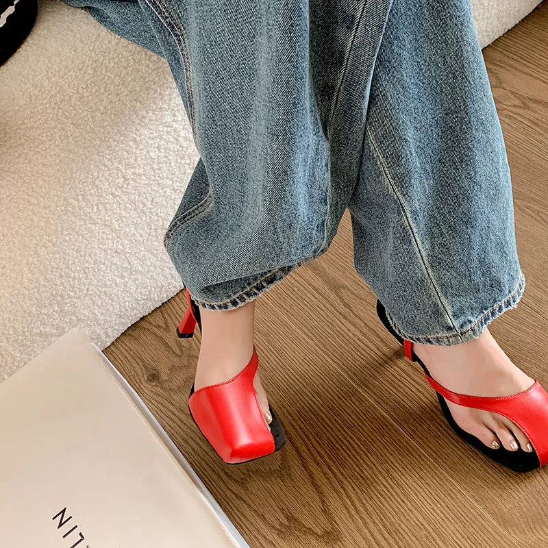 Silver Heeled Sandals