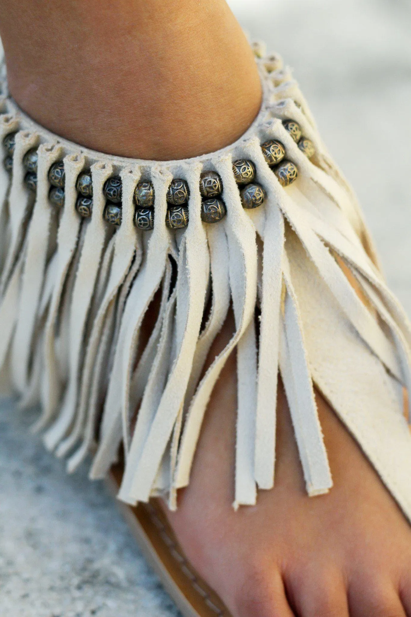 Solene Cream Sandals