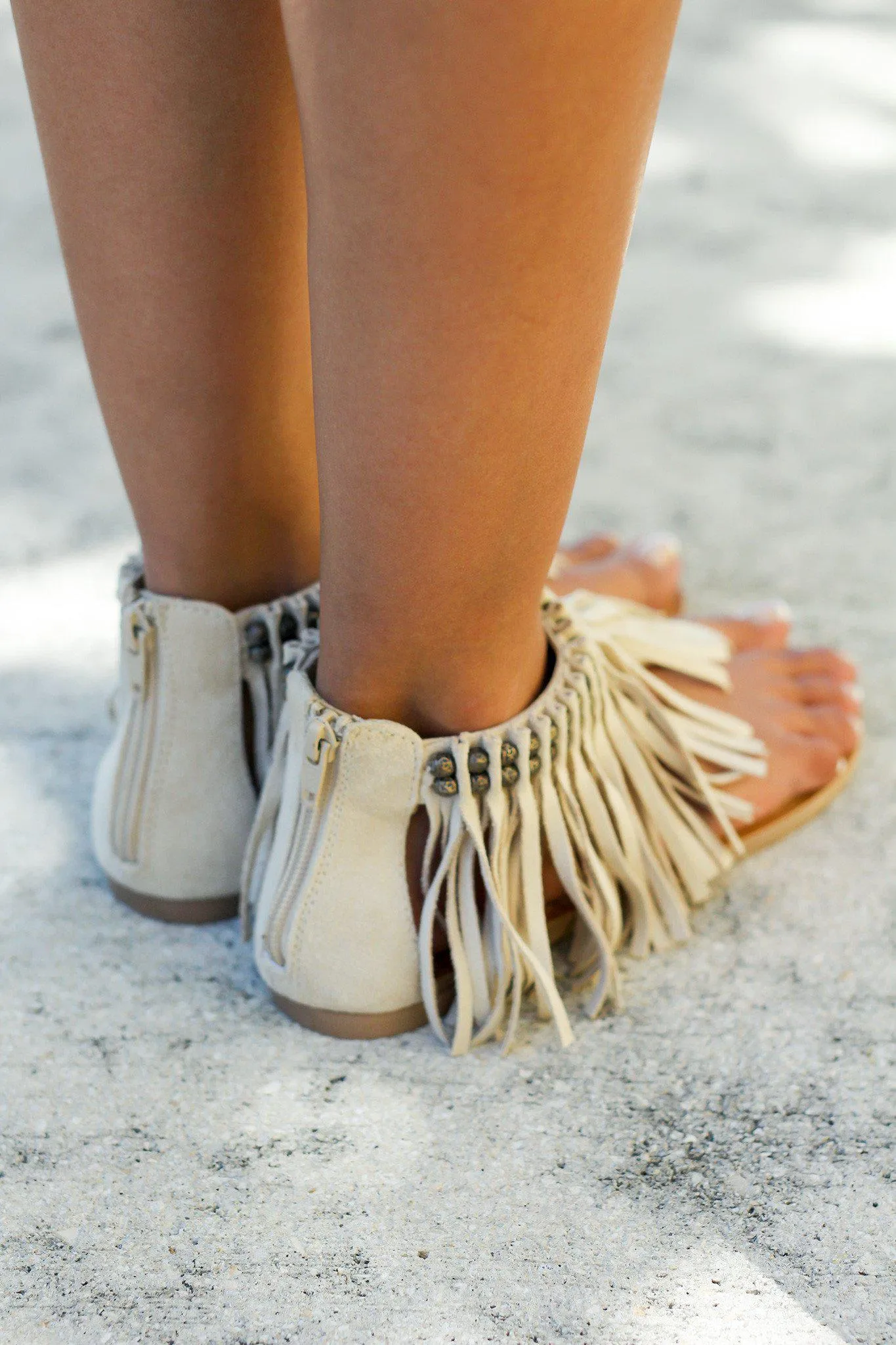 Solene Cream Sandals