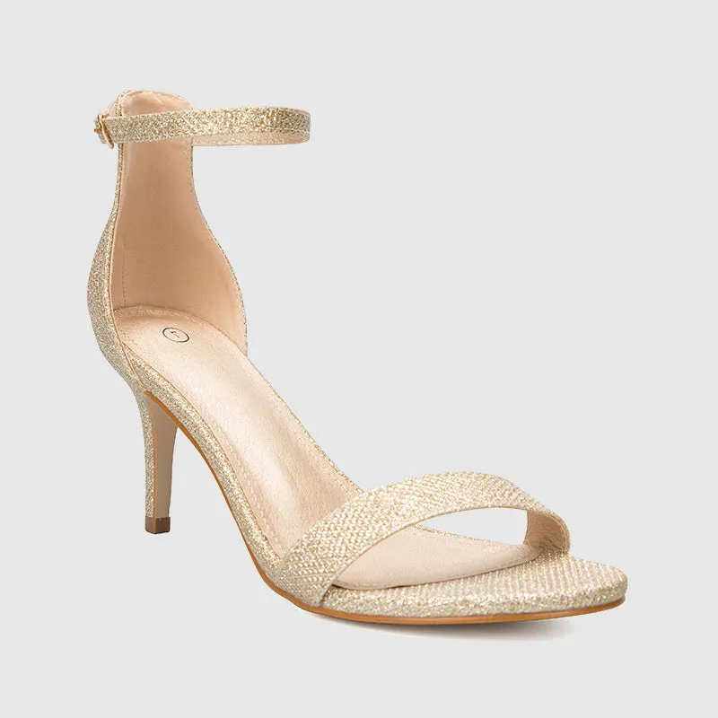 Stiletto Heeled Sandals Prom Shoes