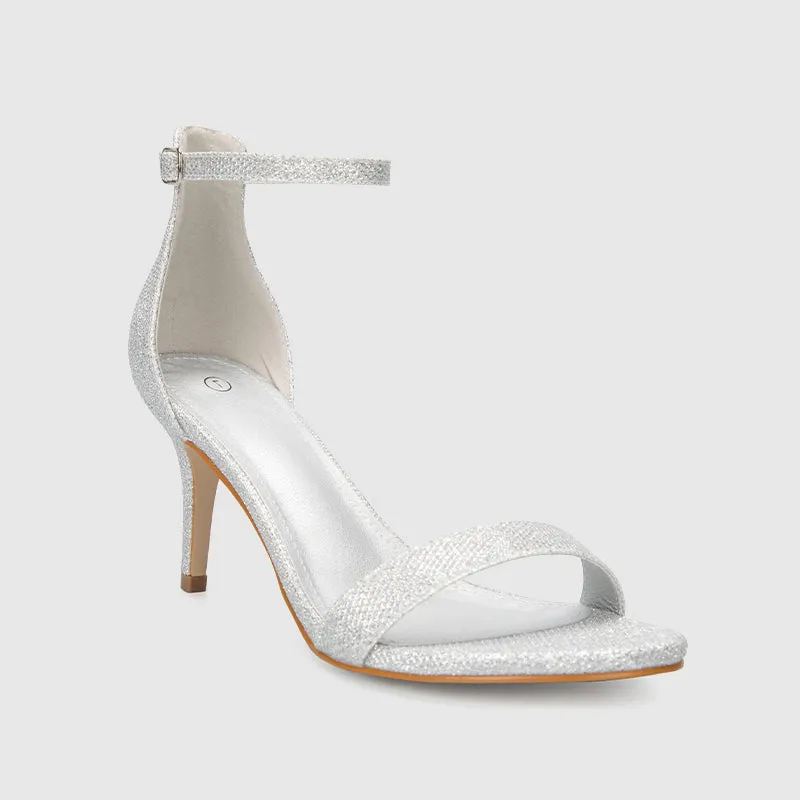Stiletto Heeled Sandals Prom Shoes