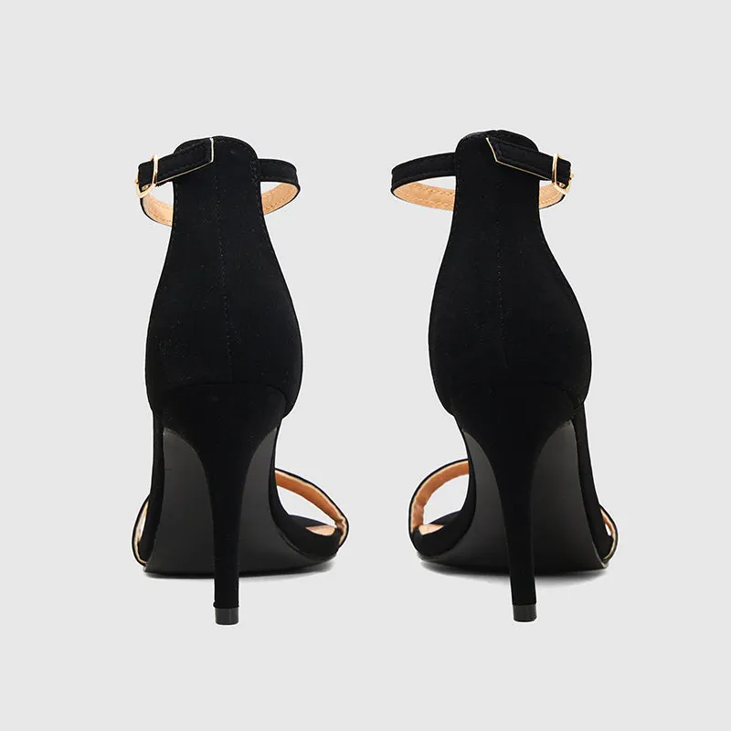 Stiletto Heeled Sandals Prom Shoes