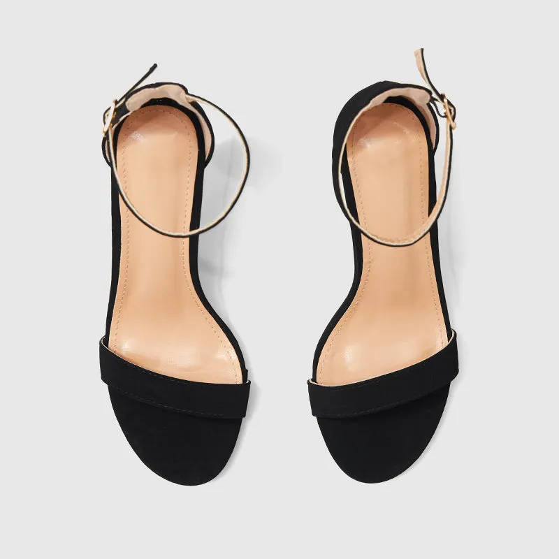 Stiletto Heeled Sandals Prom Shoes