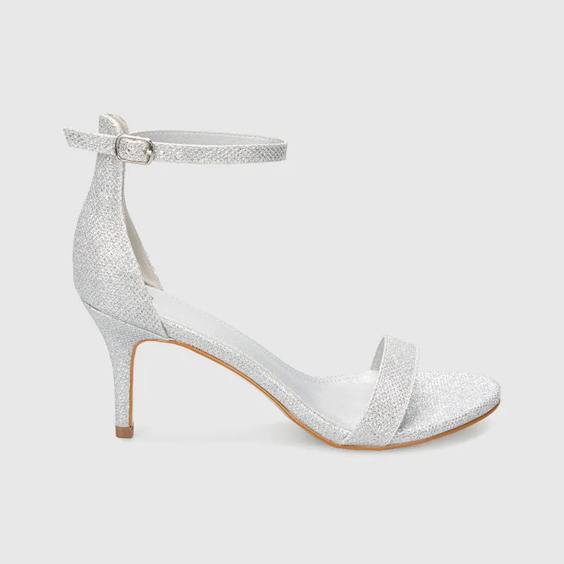 Stiletto Heeled Sandals Prom Shoes