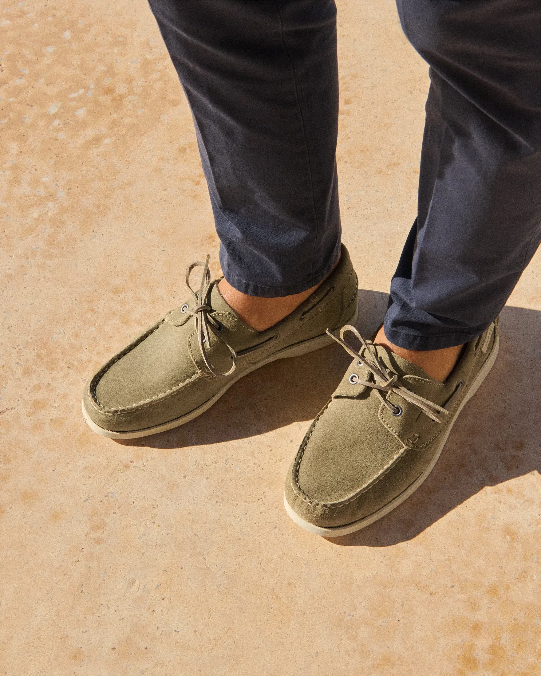 Suede Boat-Shoes - R44KM - Hamptons Forest