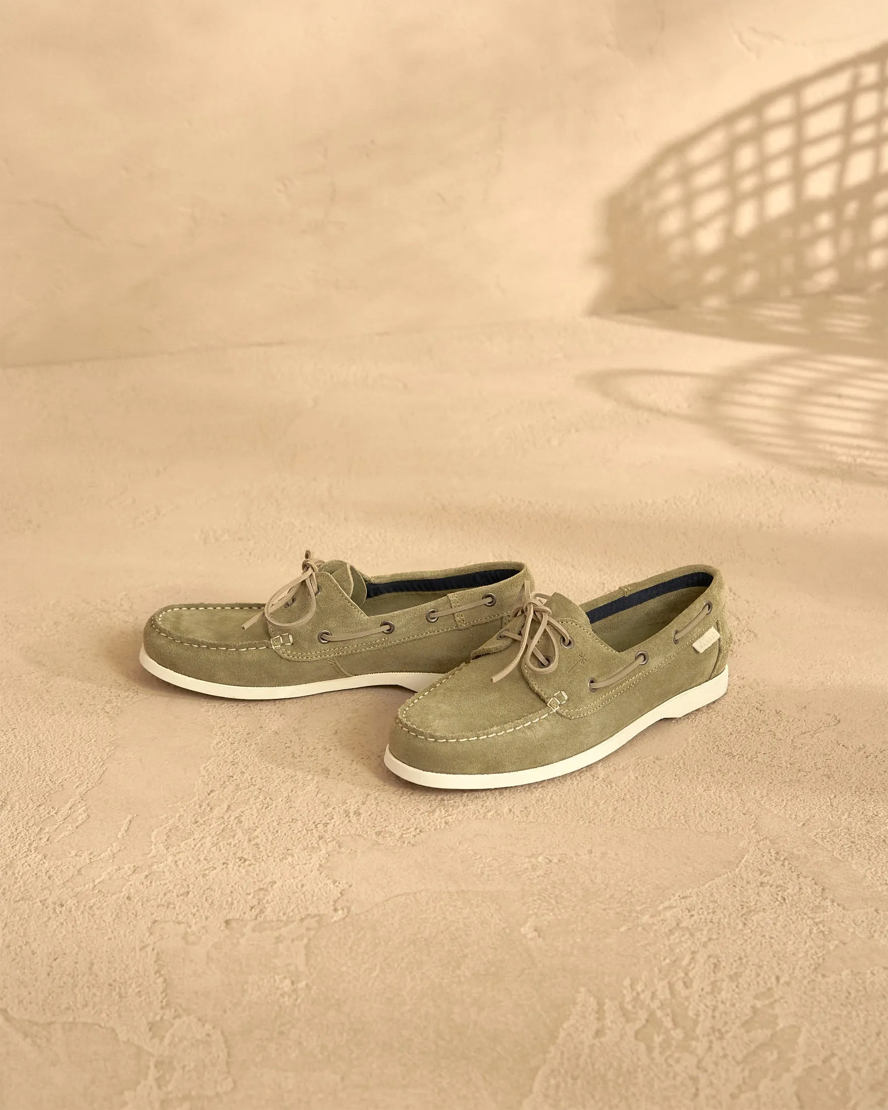 Suede Boat-Shoes - R44KM - Hamptons Forest
