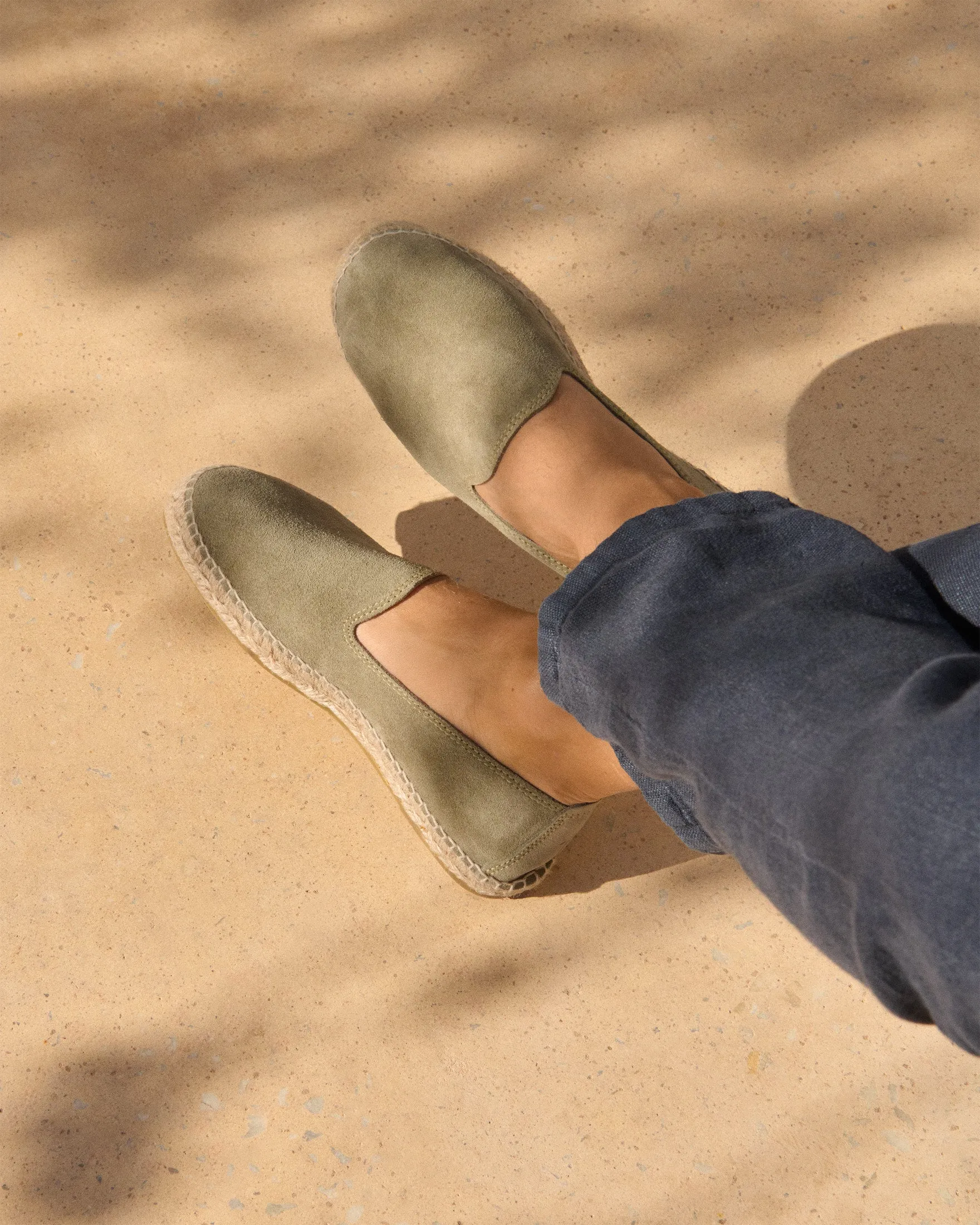 Suede Espadrilles - M27C0 - Hamptons Military Green