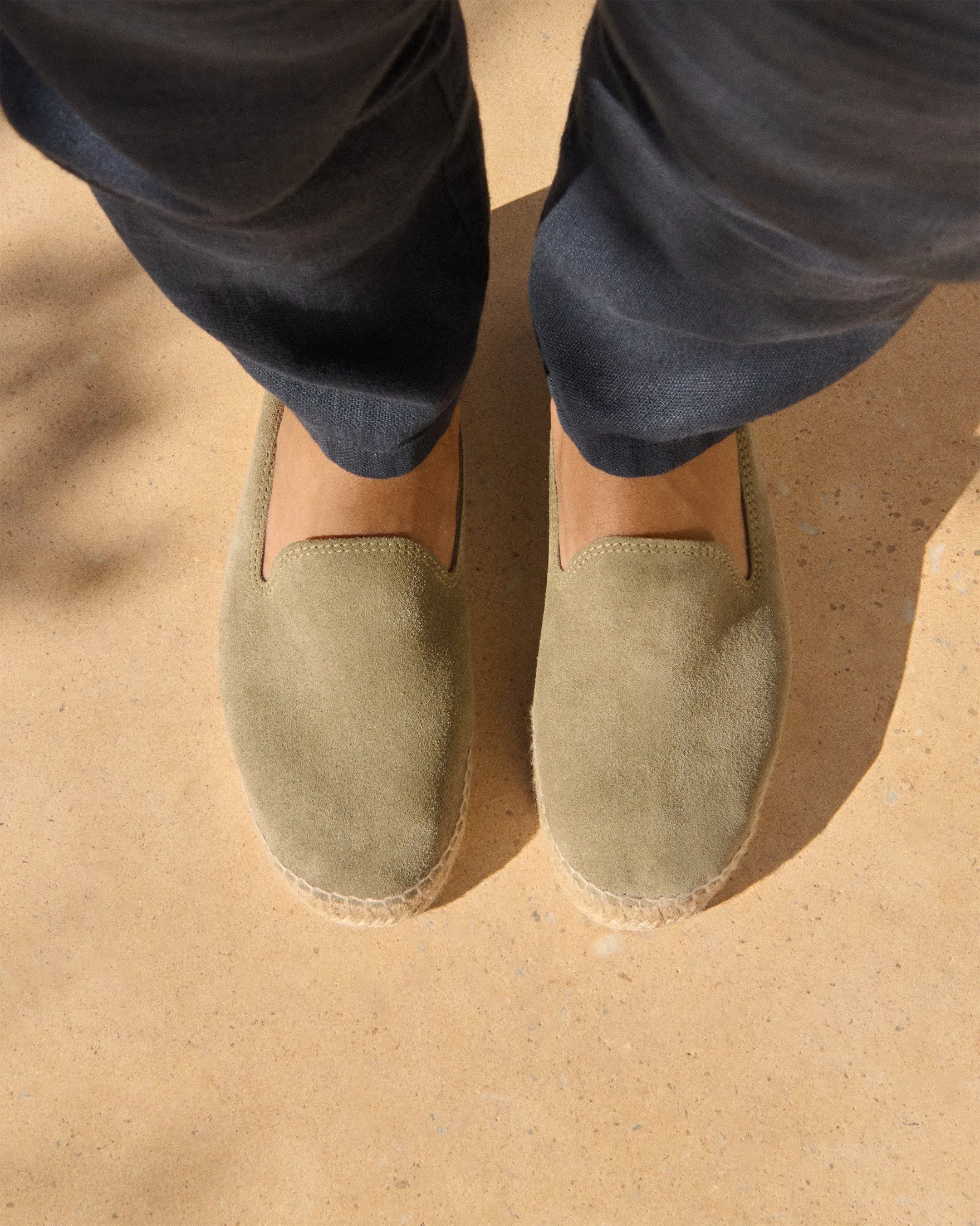 Suede Espadrilles - M27C0 - Hamptons Military Green