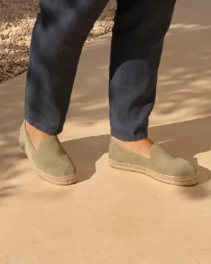Suede Espadrilles - M27C0 - Hamptons Military Green