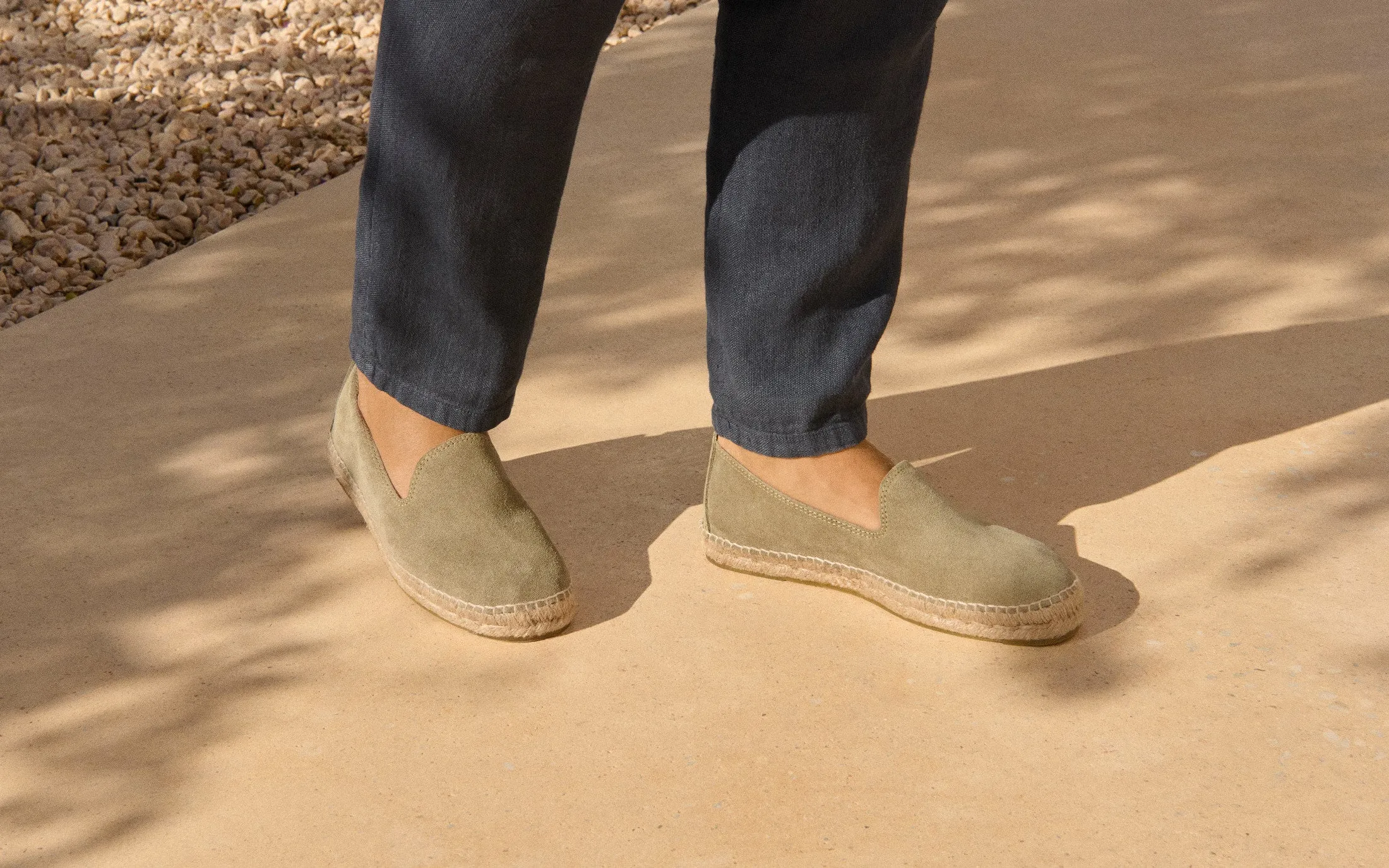 Suede Espadrilles - M27C0 - Hamptons Military Green
