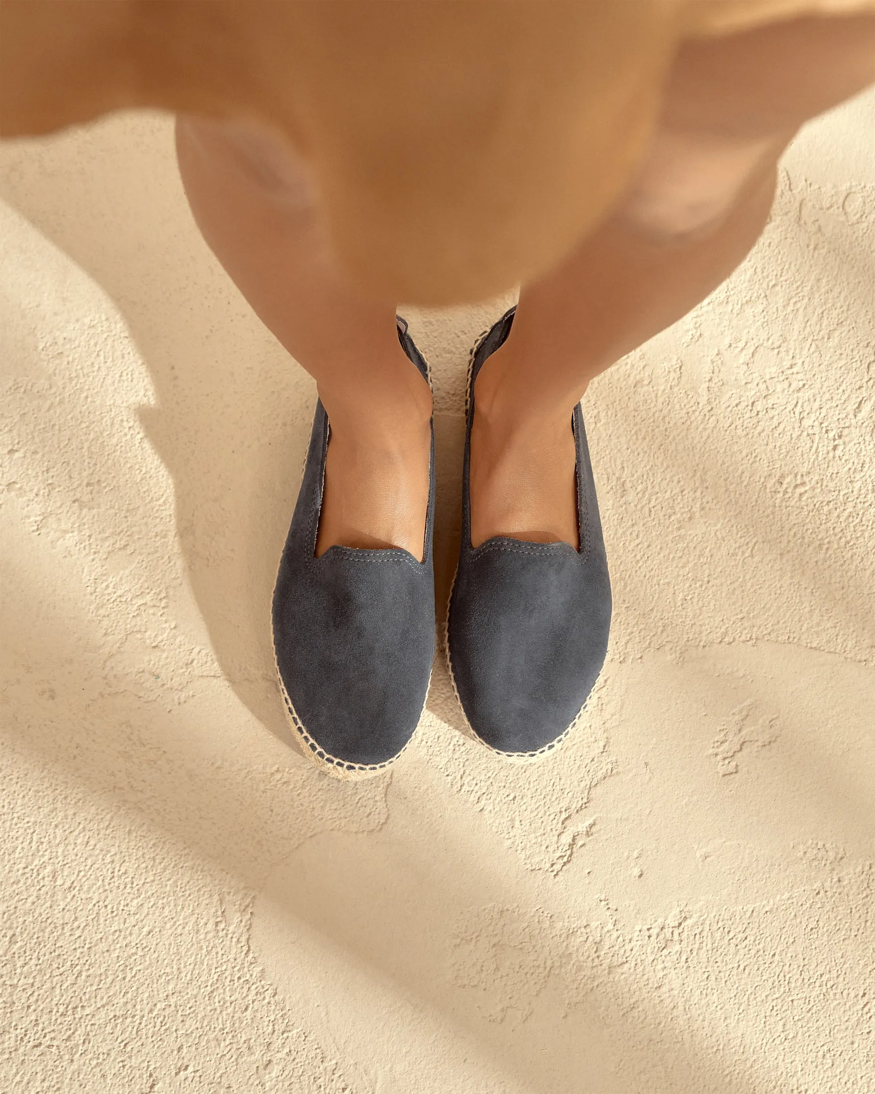 Suede Flat Espadrilles - K15N0 - Hamptons Patriot Blue