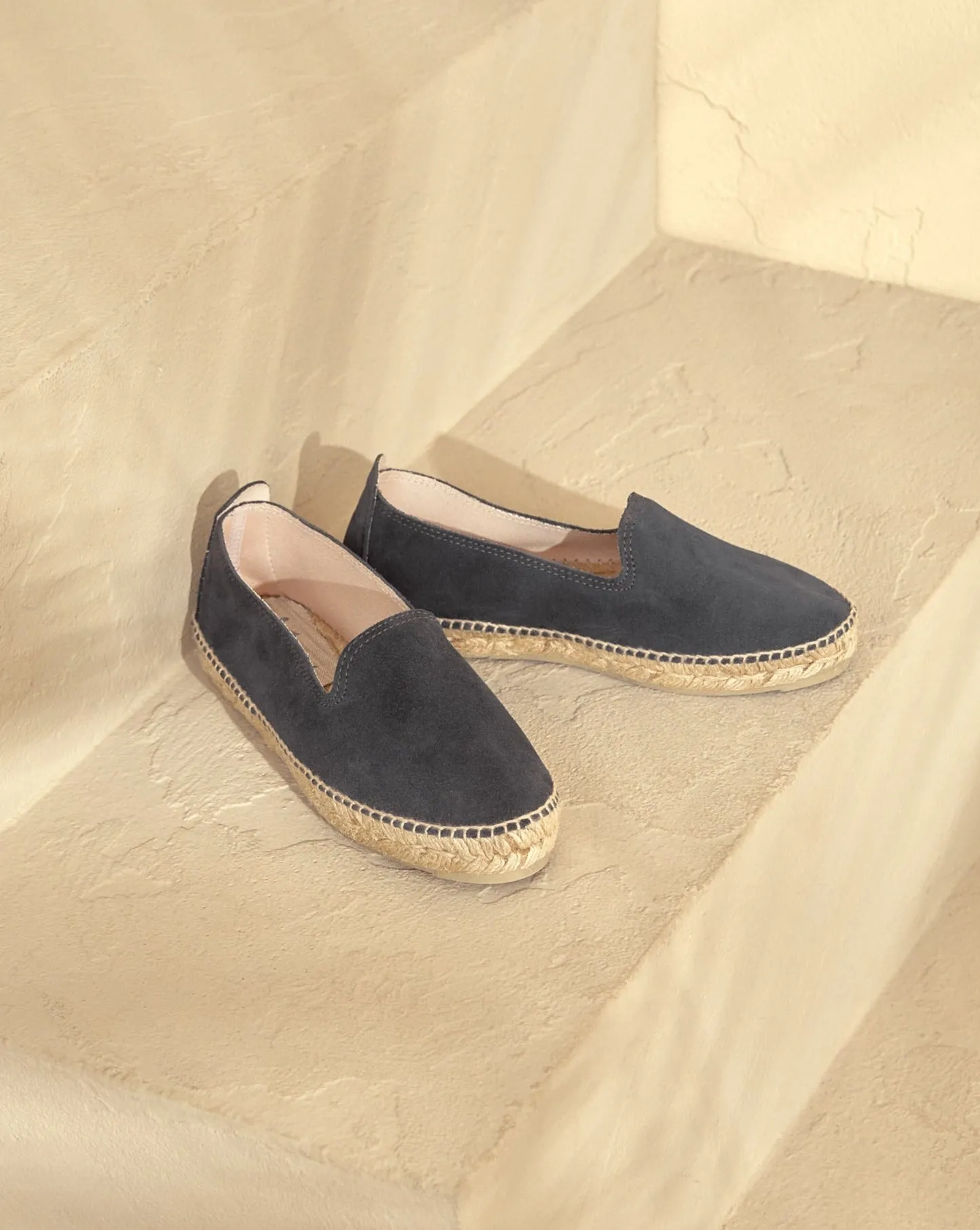 Suede Flat Espadrilles - K15N0 - Hamptons Patriot Blue