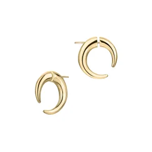Talon Small Hoop Earrings - Yellow Gold Vermeil