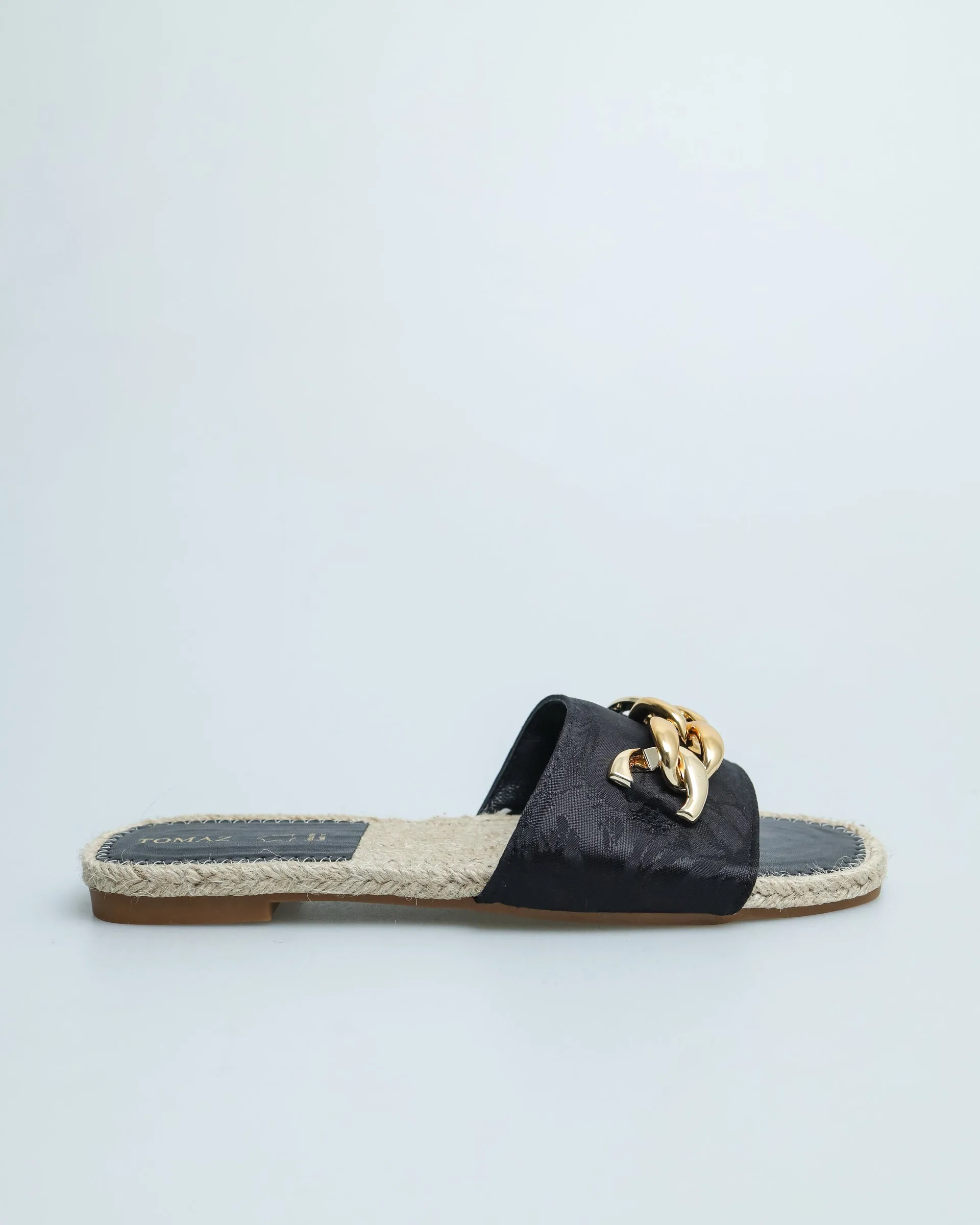 Tomaz YX77 Ladies Metalic Buckle Espadrilles